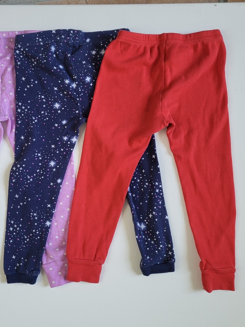 Carter's Purple Polka Dot Toddler Leggings - Picture 6 of 6